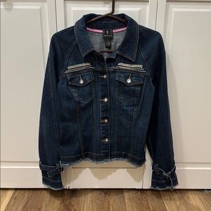 Rhinestone Jean Jacket